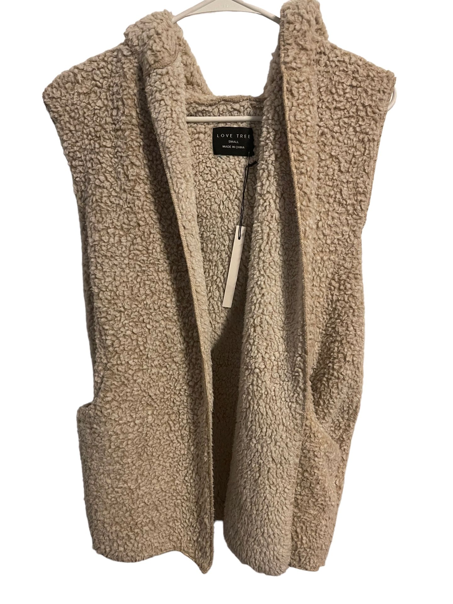 New With Tag Hooded Vest/ Shawl Very Soft