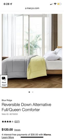 Blue Ridge Reversible Comforter Full/Queen 