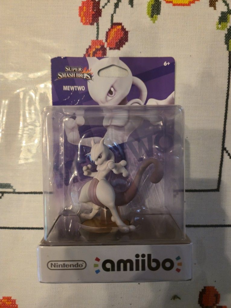 Mewtwo Amiibo Super Smash Bros Edition Sealed