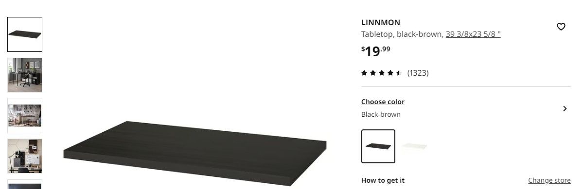 IKEA LINNMON Office Desk