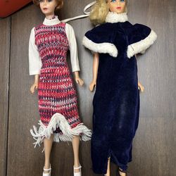 Vintage Barbie dolls