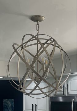 MODERN 4-LIGHT CHANDELIER LIGHT FIXTURE