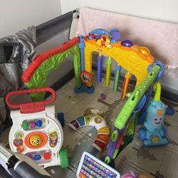 Baby Bundle – Playpen + Toys + Activity Center – Great Deal
