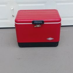 Vintage Coleman Steel Belted Cooler 54 Quart, Like New Condition, Cost $200 New