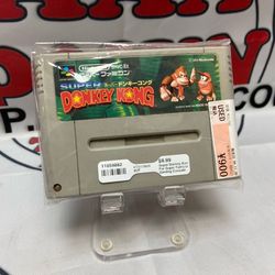 Super Donkey Kong For Super Famicon Gaming Console