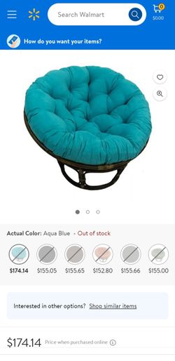 Nice Rattan Papassan With Cushing