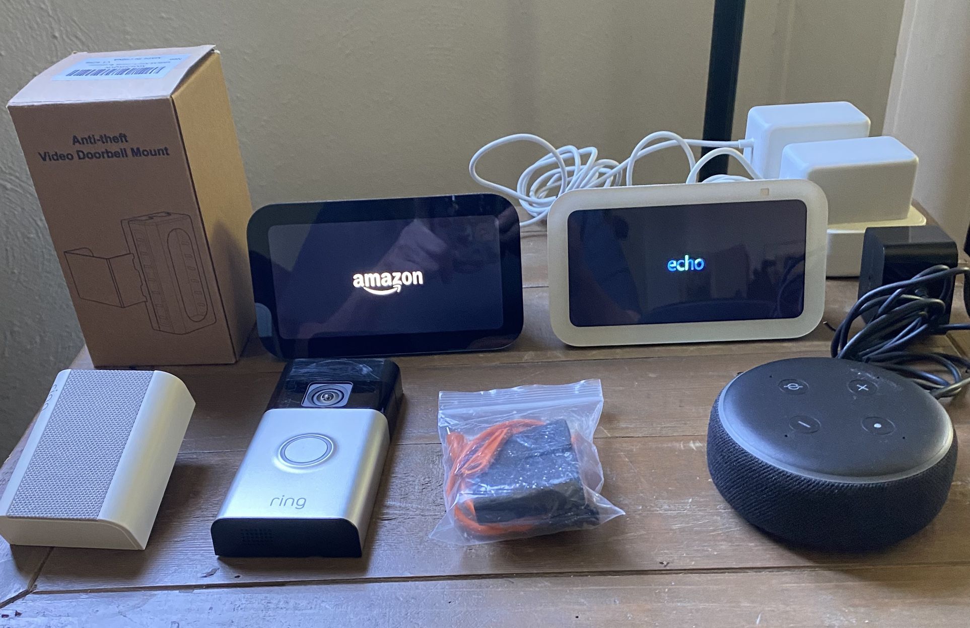 Smart Home Bundle – Ring Doorbell Camera Alexa Echo x More