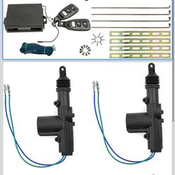 Power Door Lock kit, Universal keyless Entry car kit, Remote Door Lock kit + 4pcs Door Lock Actuator