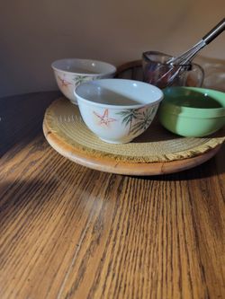 Bowls, Large Whisk & Glass Measuring Cup