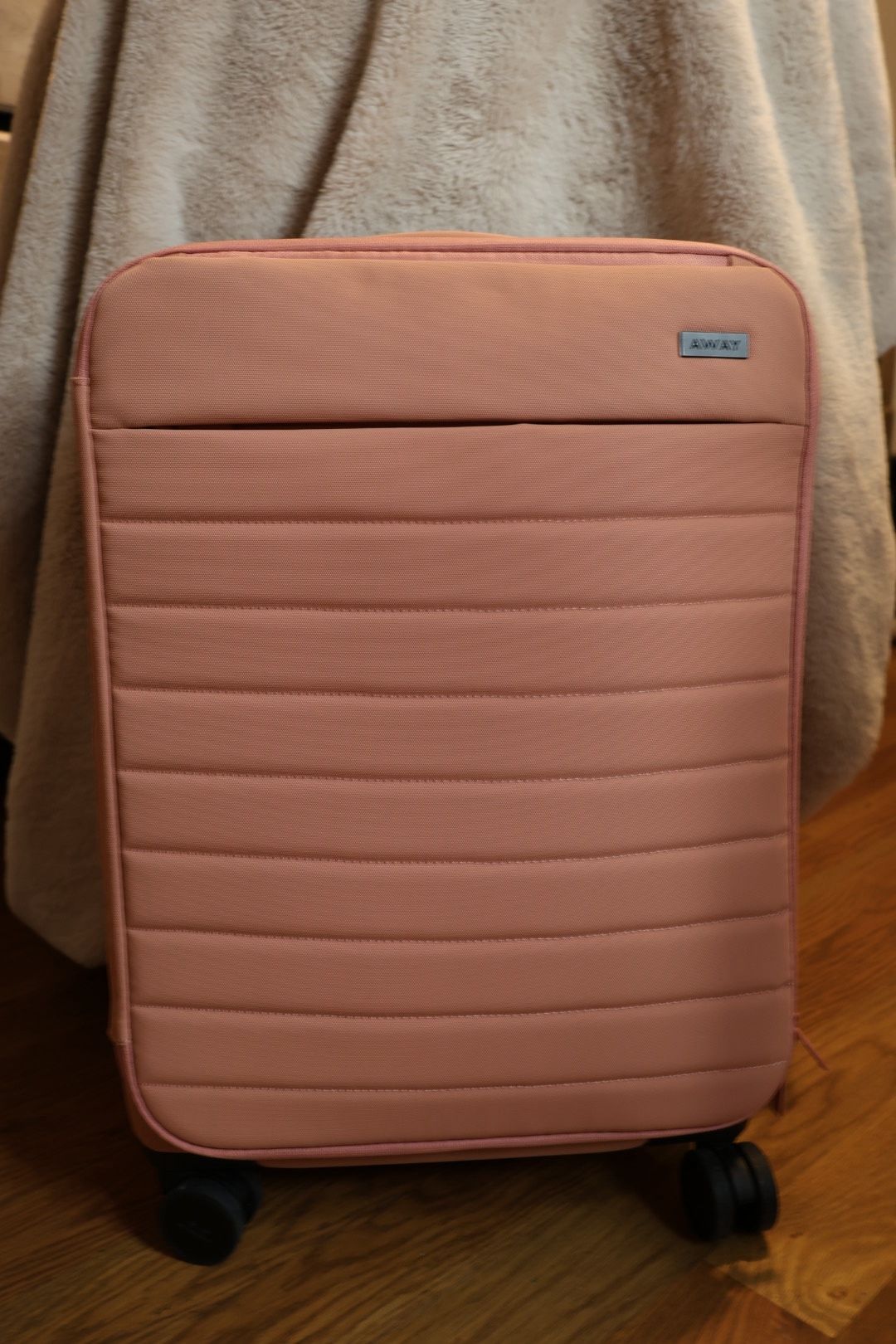 Blush Pink Carry On Luggage With Spinner Wheels- Sleek And Durable 