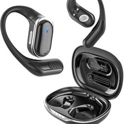 Open Ear Wireless Earbuds Bluetooth Headphones, 50Hrs Playtime Stereo Sound