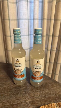 Sugar free salted caramel syrups