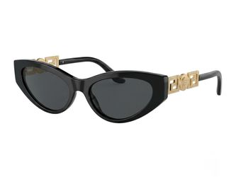 Versace Cat-Eye Sunglasses Black Gold