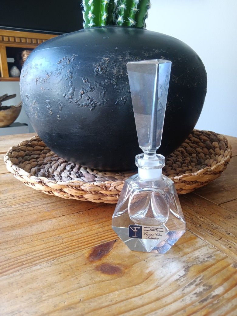 Antique Glass Perfume Bottle Germany