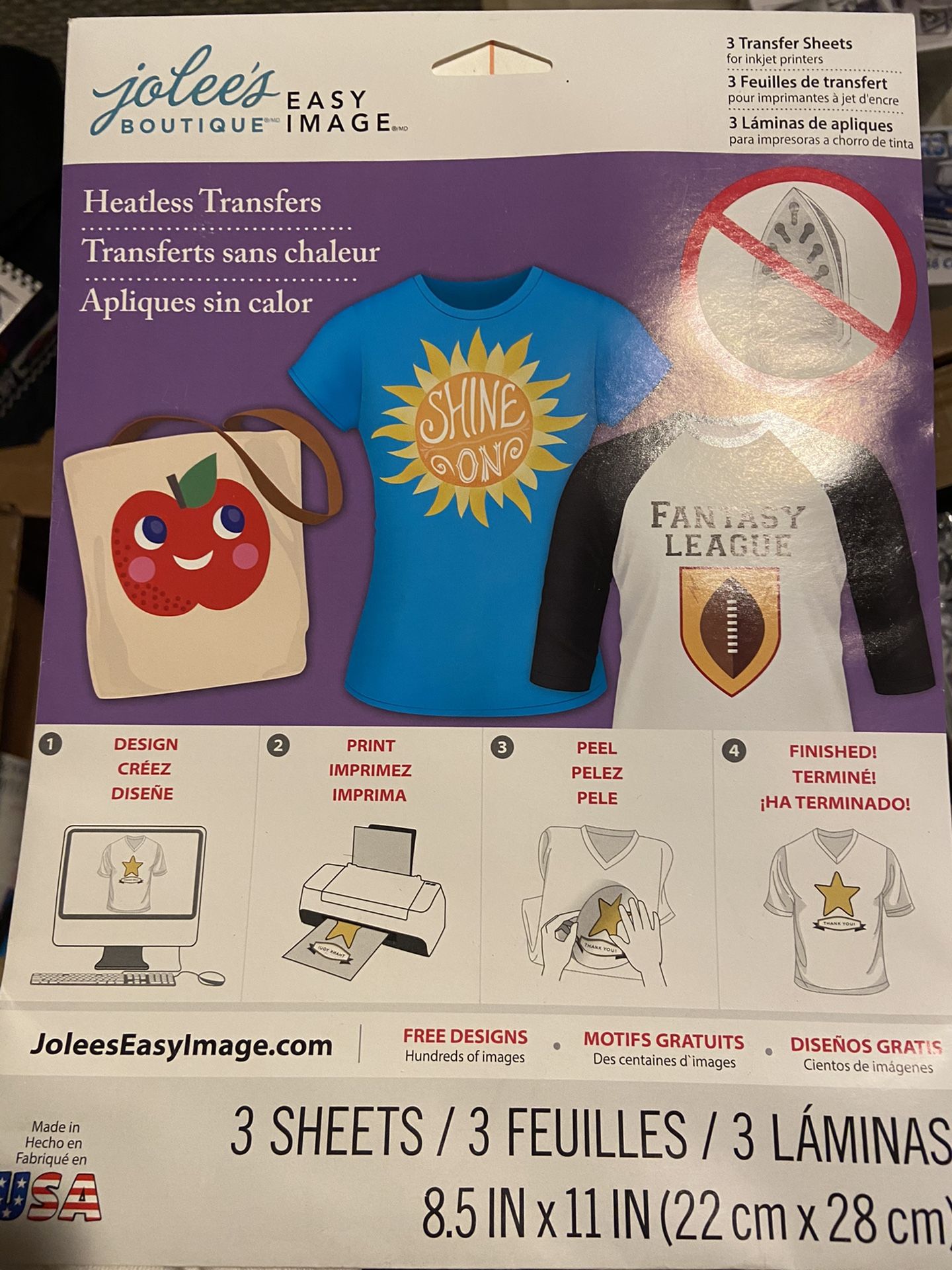 Heatless transfers
