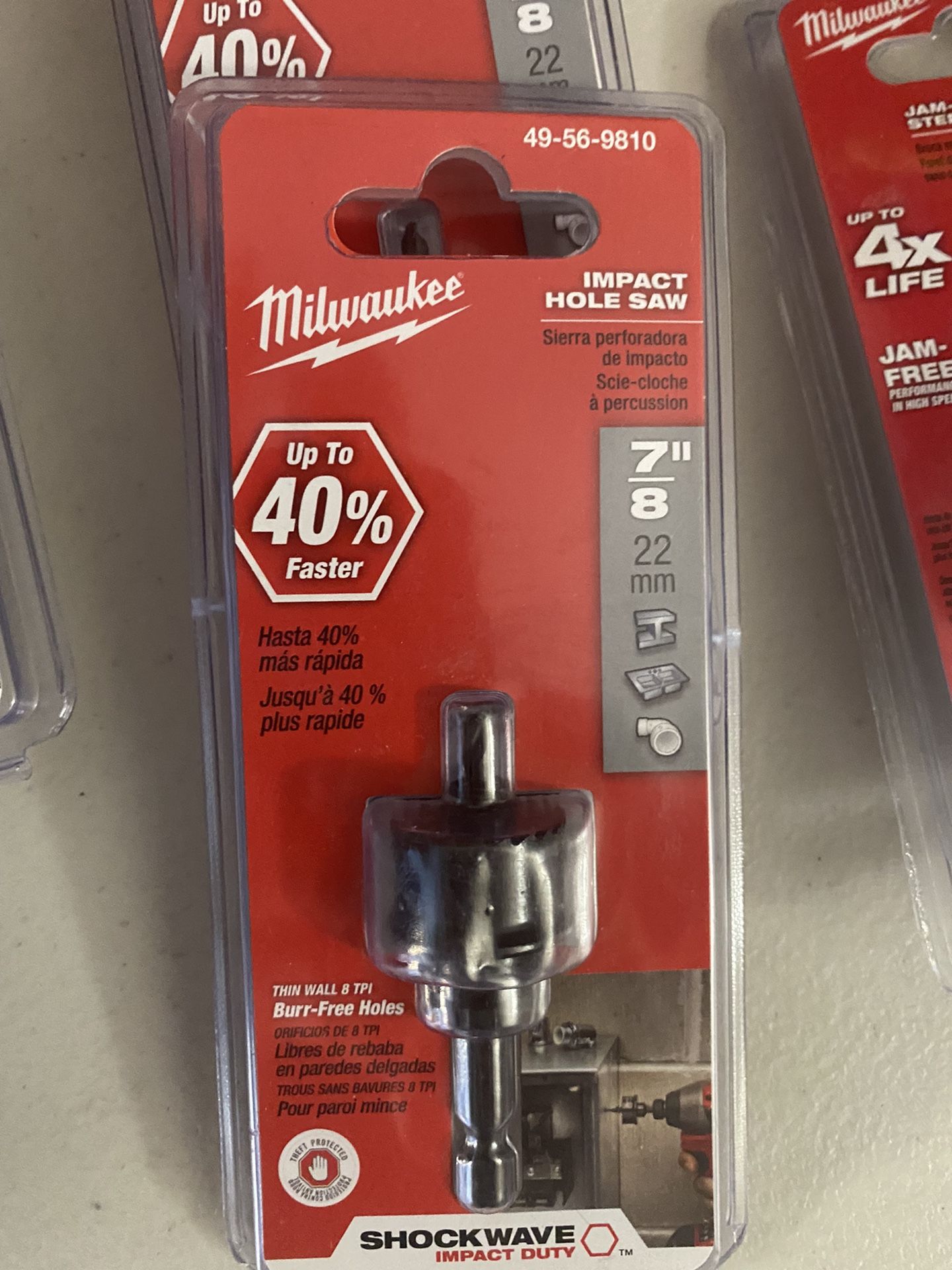 Milwaukee 7/8 in. SHOCKWAVE IMPACT DUTY Hole Saw