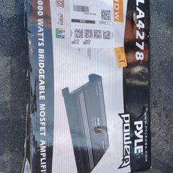 Pyle 2000 Watts 4 Channel Mosfet Amp Brand New 