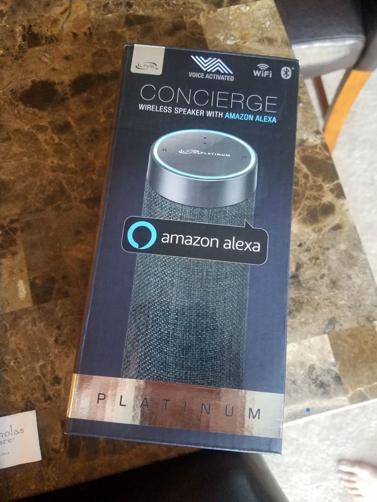 AMAZON ALEXA concierge wireless speaker (iLive)