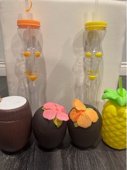 Hawaiian Party Cups