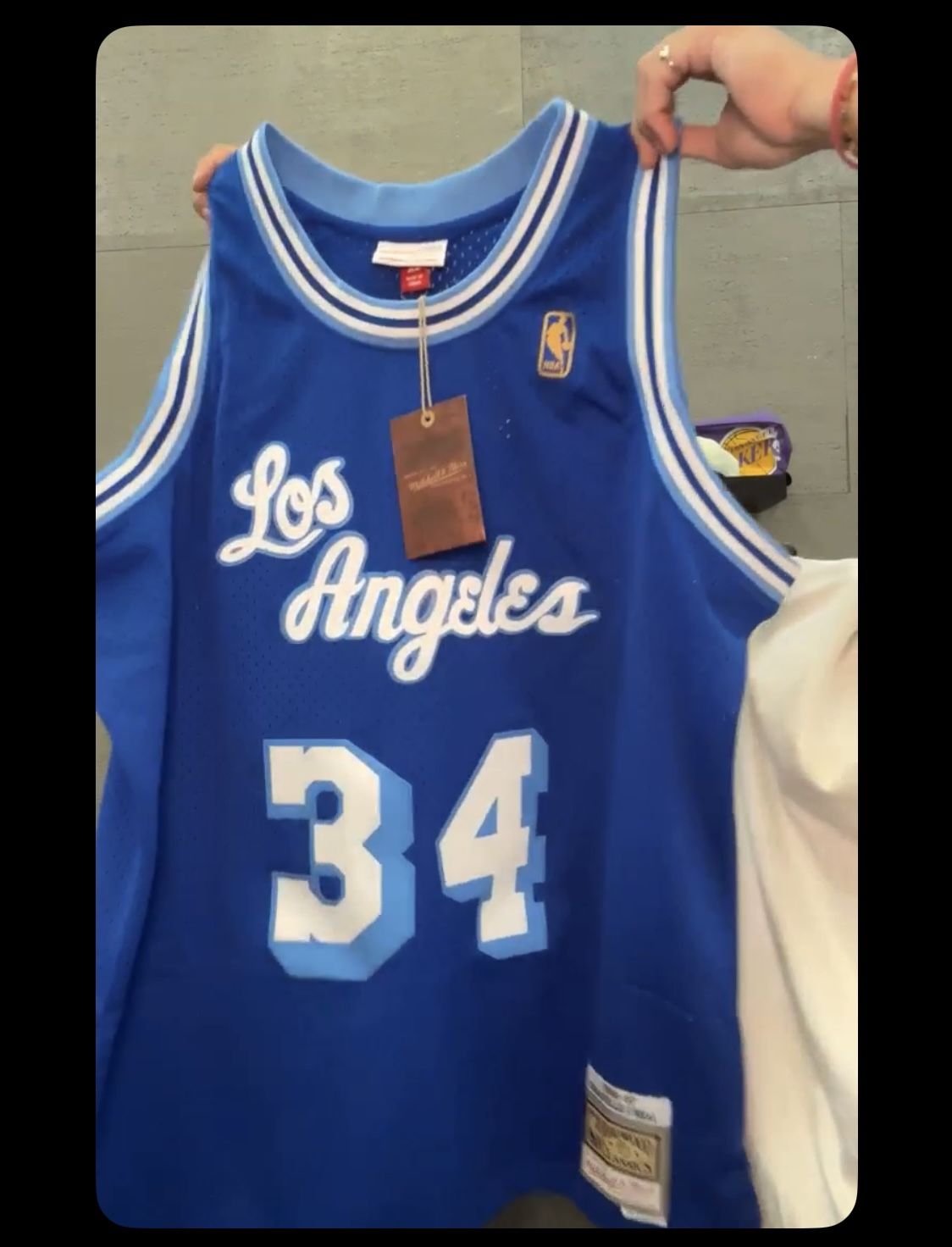Blue Lakers Jersey (Shaq)