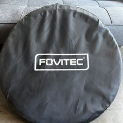 Fovitec 5x6.5’ Black And Gray Pop Up Backdrop