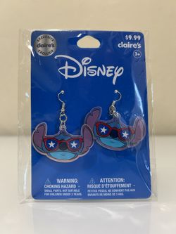 Disney Lilo Stitch - Stitch Earrings From Claires