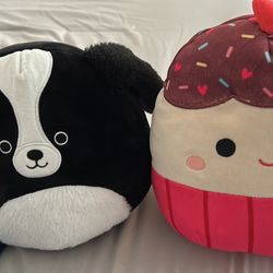 Nathaniel 7” and Elphaba the Cupcake 12” Valentine’s day Squishmallow