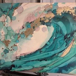 Abstract Wave Art