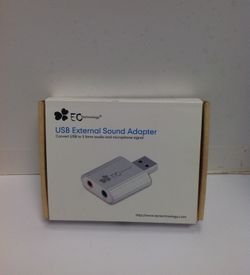 Brand New EC Technology USB External Sound Adapter