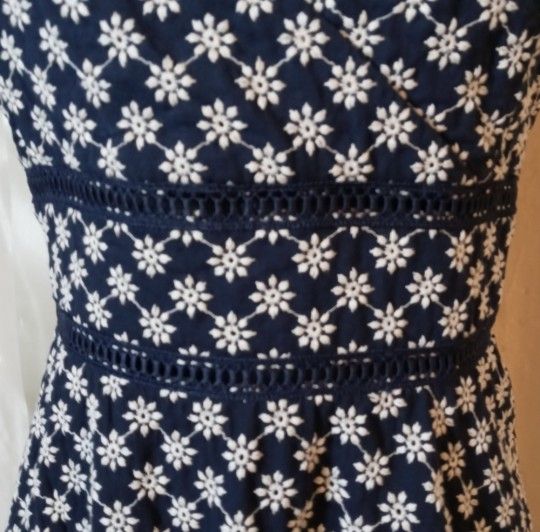 Pretty Navy & White Sundress