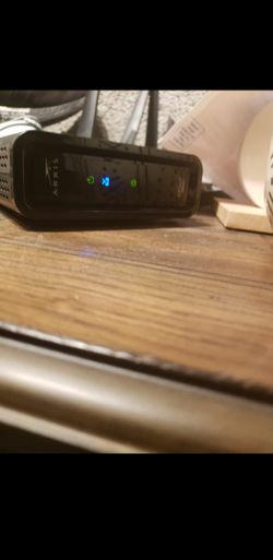 Selling my router and modem wifi one payment