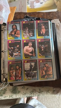 WWF wrestling cards