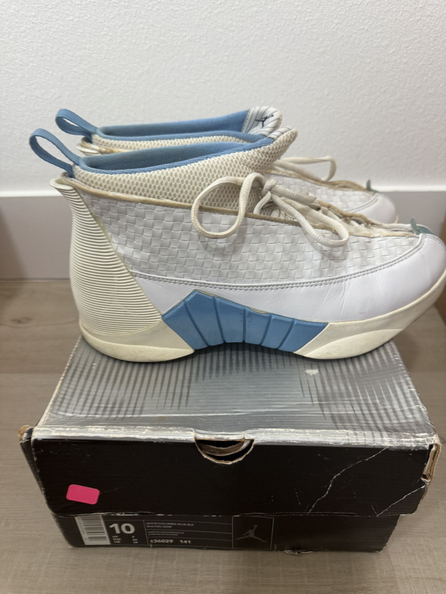 Air Jordan 15 OG Columbia 2000 Sz 10