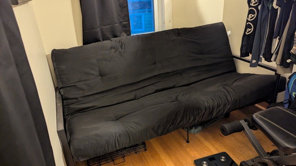 Black futon