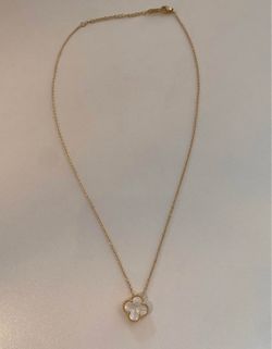 18k gold plated necklace - new