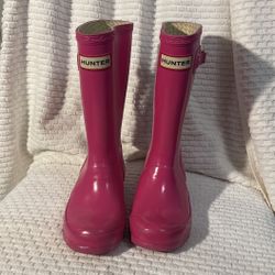 Hunter Pink Rain Boot For Toddler 