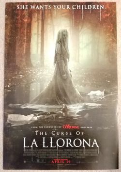 The Curse of La Llorona 27x40 Original Movie POSTER, Double Sided