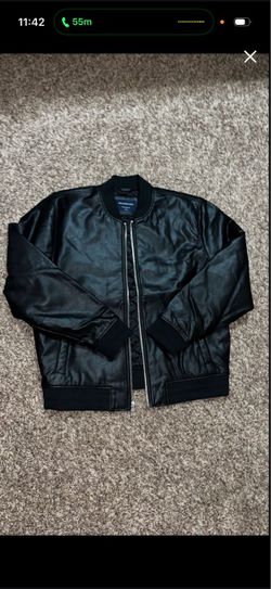 1 Left! XL Abercrombie Leather Jacket