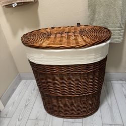 Wicker Laundry Basket