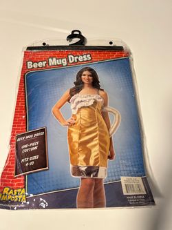 Women’s Beer Mug Dress Halloween Costume