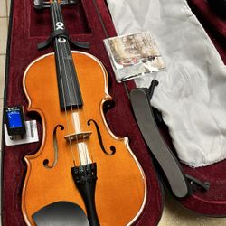 3/4 Size Violin with Bow, Shoulder Rest, Digital Tuner, Extra Strings $150 Firm