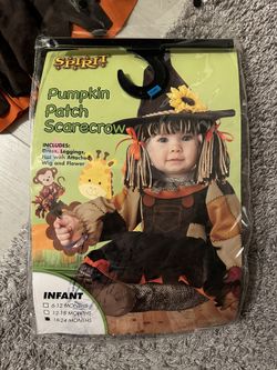 Pumpkin patch scarecrow 18-24 months