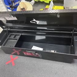 Husky 71 in. Graphite Aluminum Full Size Crossover Truck Tool Box