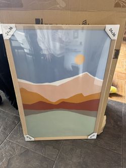 24x36 Natural Wood Poster Frame