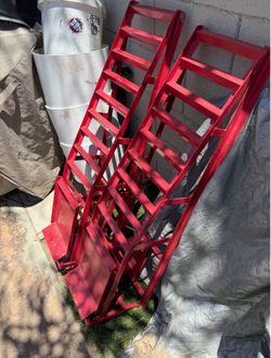Adjustable Service ramps metal new