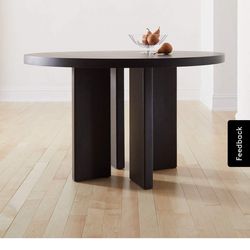 CB2 dining Table And Bloomingdales Chairs