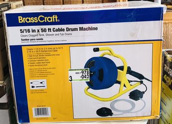 50 Ft Cable Drum Machine 5/16in