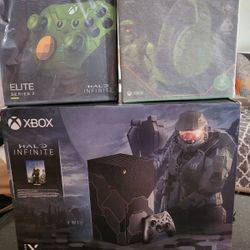 Limited Edition xbox series x halo gamestop bundle