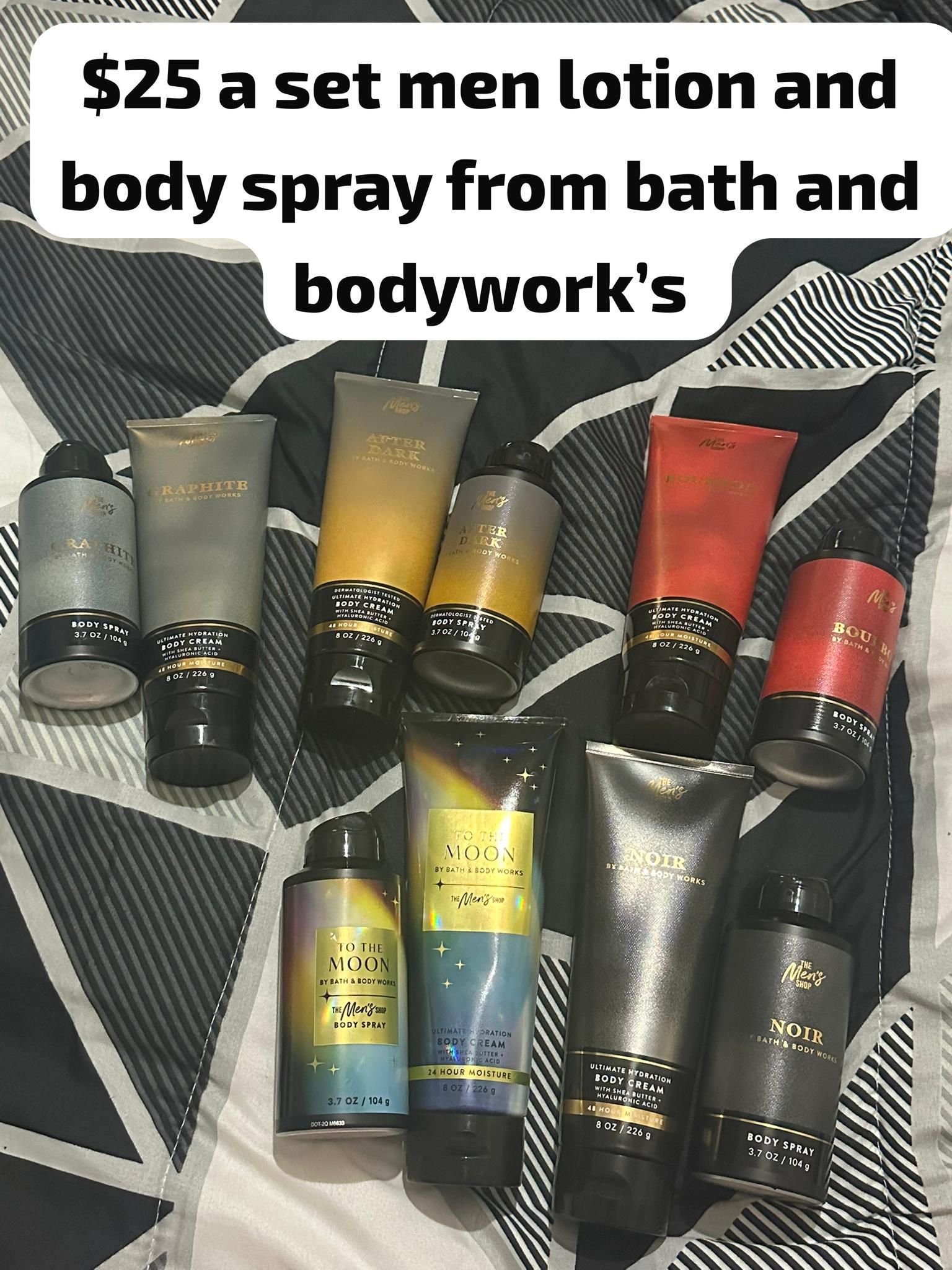Men Lotion And Body Spray