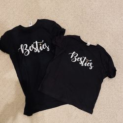 Mom And Daughter Matching Tshirts